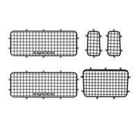 EVTSCAN Red de Malla de Ventana de Metal para Traxxas TR-4 1/10 RC Crawler Car