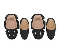 EVTSCAN Rodilleras insertadas Pantalones de trabajo con almohadillas de espuma de alta presión Protección Genouillere Coderas Resistente al desgaste para pantalones tácticos(lodo)