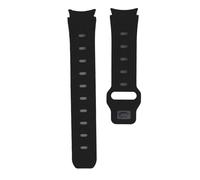 EVTSCAN Silicone Football Texture Watch Band Band de pulsera Dual Color para Galaxy Watch 6 5 4 Sport (Negro)