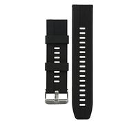 EVTSCAN Silicone Soft Smartwatch Strap Store Reemplazo para GT2 GT2E Negro aplicable (22MM)