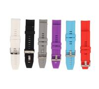 EVTSCAN Smart Watch Bands Silicone Straps de reemplazo de liberación rápida 6pcs GT2 GT3 Aplicación de ancho (Negro blanco gris rojo púrpura azul)
