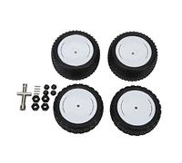 EVTSCAN Tiros RC Accesorio Conjuntos de Ruedas de Goma Herramientas de reemplazo acoplados Wltoys 104001 1/10 RC Car