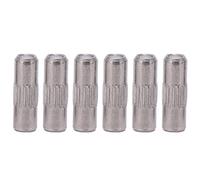 EVTSCAN Tornillos para Aletas de Tabla de Surf, Tornillos prisioneros a Prueba de Herrumbre para reemplazo Seguro de Aletas de Tabla Larga, 6 uds. (Original Color)