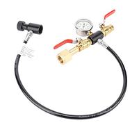 EVTSCAN Tubo adaptador de recarga de cilindro de CO2, kit de conector de estación de recarga de CO2 para llenar el tanque de Sodastream(G1/2)