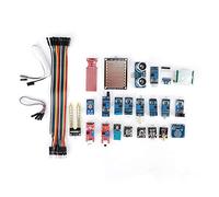 EVTSCAN último kit de módulo de sensor para Raspberry Pi, componente electrónico de aprendizaje principiante 22 en 1, compatible con Raspberry Pi y STM32