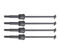 EVTSCAN Universal Drive Eje de Acero Swing Swing RC Ajuste Fuerte Mecanizado CNC de Rendimiento Estable HSP 94188 1/10 RC Car (Black)