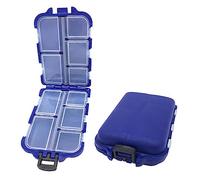 EVURU 1PC Travel Convenient Medicine Pill Box 10 Grids Pills Dispenser Pill Organizer Tablet Pill Box Case Container Drug Divider