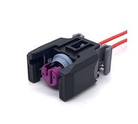 EVURU 2Pin Auto Delphi 13816706 Diesel Common Rail Motor inyector Boquilla Enchufe Impermeable Conector electrónico arnés de Cables Compatible con Buick (Color : 2P Wire Harness, Size : 5 Pcs)