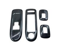 EVURU 4 Uds. for puerta de coche, ventana, reposabrazos, interruptor, botón, Panel embellecedor apto for Citroen C5 Peugeot 508 Embellecedor del marco del panel de interruptores