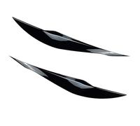 EVURU Cejas de Faro, 2 uds Faro Delantero de Coche ceja párpado for BMW F30 F33 F34 F35 F31 318i 320i 2013-2019 Faro párpados Cejas (Size : Gloss Black)