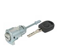 EVURU Cilindro de cerradura de puerta de conductor Ringt izquierdo apto for Seat Cordoba Ibiza III 6L3837167B 6L3837168B con llave 2002-2008 Cerradura de encendido coche (Size : LEFT2 x Key)