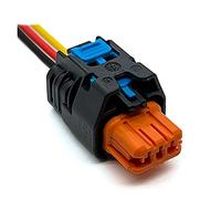 EVURU Conector de 3 Pines for Sensor de Velocidad de Rueda de Coche, arnés de Cables, Conector electrónico Resistente al Agua for Coche, Compatible con Nissn Infi~iti 13847082