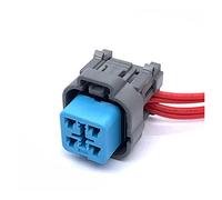 EVURU Conector de arnés de cableado de Bomba de Combustible electrónica automática de 4 Pines Conector Impermeable de Gasolina Compatible con H~nda Odyssey Accord CRV 6189-6887