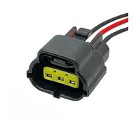 EVURU Enchufe del Sensor de posición del Eje excéntrico del árbol de levas automático de 3 Pines Conector electrónico Hembra Impermeable arnés de cableado 174357-2