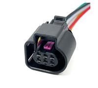 EVURU Sensor de Acelerador automotriz de 6 Pines, Conector electrónico Impermeable Hembra, arnés 1928404669, Compatible con 4H0973713(5Pcs)