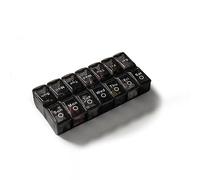 EVURU Weekly pill case 28 grids medicine tablte dispenser organizer pill box pill storage