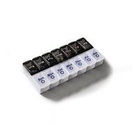 EVURU Weekly pill case 28 grids medicine tablte dispenser organizer pill box pill storage