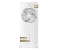 EVVO AC750 Ventilador Evaporativo - Climatizador Portátil Aire Frío Sin Instalación con Agua y Hielo, 3 Velocidades, 2 Modos, Función Frío, Oscilación, Temporizador 12h y Mando a Distancia, Silencioso