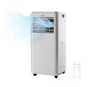 EVVO Aire Acondicionado Portatil Clima P9 Blanco | 3 in 1, 9.000 BTU, con Mando a Distancia, Superficie 20m2, Kit instalación en ventana