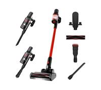 EVVO Aspiradora sin Cable, Batería de 29,5 V, Potencia de succión de 150 AW, hasta 70 Minutos de Autonomía, Múltiples Accesorios, Cepillo multifibras con iluminación LED (Ai36)