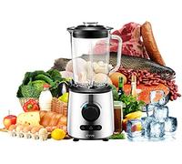 EVVO Batidora De Vaso Tasty Cyclon Para Hogar Y Cocina - Hasta 600W, Potencia Regulable, 21000 RPM, 3 Funciones, Cuchillas De Acero Inoxidable, Jarra De Cristal 1.5L, Batidora De Vaso Portátil