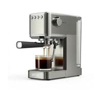 Evvo cafetera express intensa 20. cuerpo de acero. 20 bares de presion. espressos y capuccinos. 1350w. doble salida. portafiltros. depósito de 1.5 l
