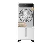 Evvo climatizador evaporativo y enfriador de aire portátil - aire frío sin instalación, 12 velocidades, función frío con agua y