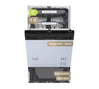 Evvo di.4 slim lavavajillas integrable 45cm panelable 11 cubiertos 8 programas
