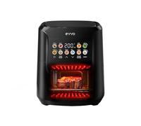 EVVO Freidora sin aceite Tasty Fryer - 1500W, Tecnología Dual Cyclone, Multifunción, hasta 200º (8 litros Doble Resistencia)