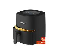 Evvo freidora sin aceite tasty fryer 6l - air fryer con 1700w, te