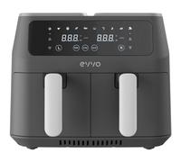 Evvo Home Tasty Fryer Freidora de Aire Sin Aceite 8L 2800W Negra