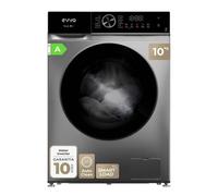 Evvo lavadora 10 kg carga frontal nova p10, 1200 rpm, clase energética a, , lavado rápido 15', smart load, tambor eprotect, inicio diferido, inox