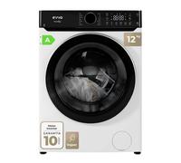 Evvo lavadora 12 kg carga frontal nova q12, 1400 rpm, clase energética a, motor inverter edrive, tambor diamante eprotect, 14 programas, función vapor steam wash, lavado rápido 15', inicio diferido, n