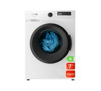Evvo lavadora 7 kg carga frontal terra 7, 1200 rpm, clase energética a, motor inverter, 15 programas, lavado rápido 15', inicio diferido, blanco