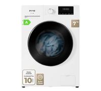 Evvo lavadora 7 kg terra n7, 1400 rpm, clase a, motor inverter edrive, 16 programas, lavado 15', inicio diferido, blanco