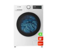 Lavadora Evvo Home Nature Carga Frontal 8 Kg 1400 rpm A Blanca Motor Inverter
