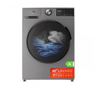 EVVO Lavadora secadora 10 kg + 7 kg, Vapor, Motor Inverter, Lavado y Secado en 1 Hora, Tambor ePROTECT, Smart LOAD, 1400 rpm, Cl