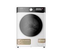 Evvo lavadora secadora 8 kg + 5 kg carga frontal nature m8/5, 1400 rpm, , motor bldc , m-smart , blanco