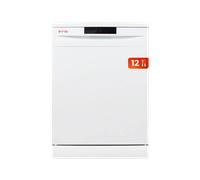 Lavavajillas evvo d1, 12 cubiertos, 5 programas, inox, ancho 600 mm