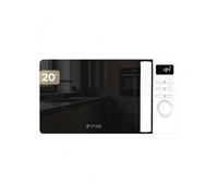 Evvo microondas m20 white - horno microondas libre instalación con función grill, 800w, capacidad 20l, display digital, panel co
