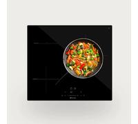 EVVO Placa Inducción 3 zonas de cocinado V61, 7.200W, 9 niveles, booster, control táctil, indicador de calor