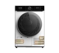 EVVO Secadora 10 kg bomba de calor Nature SR10, Clase energética E, AirWash, Sensor de humedad, Antiarrugas, Inicio diferido Inoxidable