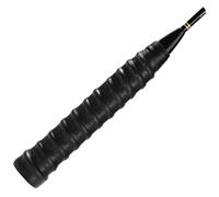 EVWGNPQRV Cinta para el Mango de la Raqueta, Cinta de Agarre for Raqueta bádminton, Cinta for sobregrip Pesca Tenis y, Multicolor(Black)