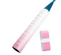 EVWGNPQRV Cinta para el Mango de la Raqueta, Cinta de Agarre y sobregrip for Raqueta bádminton, Paquete 5 Unidades, Multicolor(Pink-5pcs)