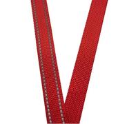 EVWGNPQRV cinta reflectante coser, Tiras de cinta tela reflectante, correas poliéster multicolores, 15mm x 45m(Red 15mm)
