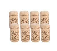 EVWGNPQRV Recambio para Tapones de Botellas de Vino, 20 Tapones for Botellas de Vino, Cabeza Recta, Madera en Blanco, Caucho, plástico, Varios tamaños(C,21x40mm)