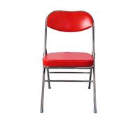 EVWGNPQRV Silla Plegable, Silla Plegable Respaldo Multicolor Capacidad 250 LB Interior Exterior Reuniones Capacitación Eventos(Red)