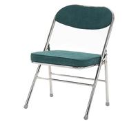 EVWGNPQRV Silla Plegable, Tamaños múltiples Multicolores tapizados de la Tela Pana Silla Plegable(Si,Grey Wolf)