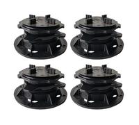 EVWGNPQRV Soporte para tarima, 4 Pcs Black Decking Pedestal Height Adjustable Support For Boards(Style 2)