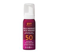 EVY Mousse Facial Diaria SPF 50, Protección UV, 75 ml